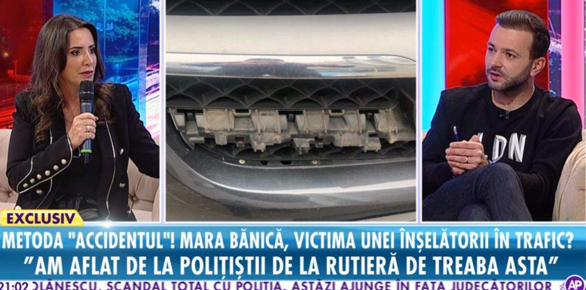 Clipe de coșmar pentru Mara Bănică. Jurnalista a făcut accident cu mașina