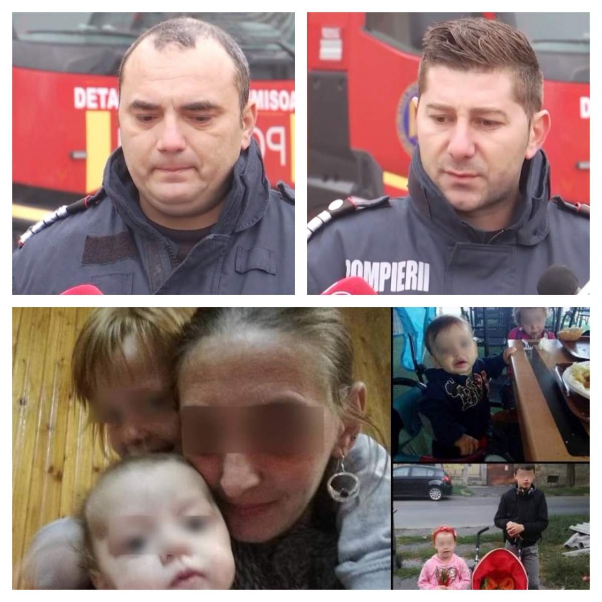 Pompierii care i-au găsit pe cei patru fraţi arşi în casă, la Timişoara, mărturii tulburătoare: "Speram să-i găsim în viaţă" / VIDEO