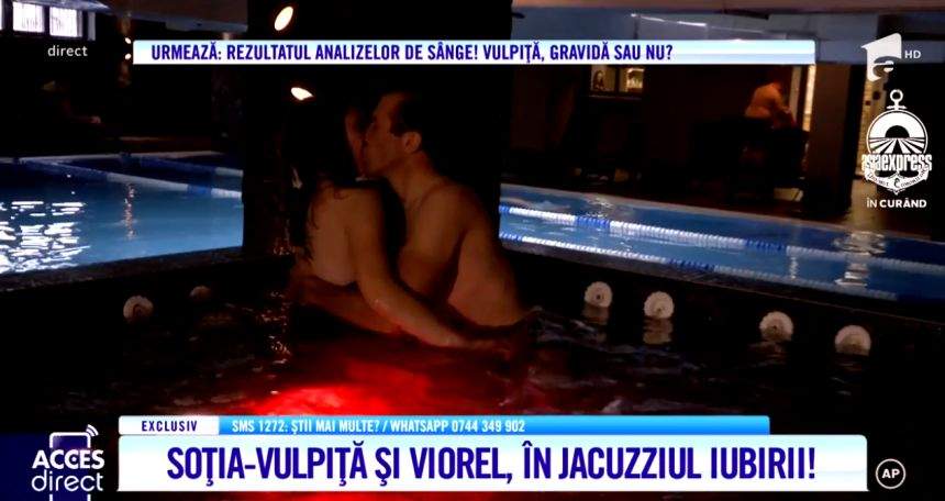 Viorel şi soţia-vulpiţă, momente romantice în jacuzzi. Şi-au şoptit cuvinte dulci şi s-au împăcat. ''Fără tine nu pot să trăiesc''