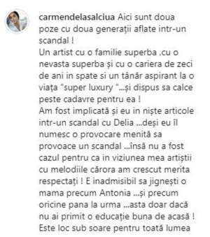 Carmen de la Sălciua îi ia apărarea lui Alex Velea în scandalul dintre el și Abi Talent: „Artiștii cu melodiile cărora am crescut merită respectați”