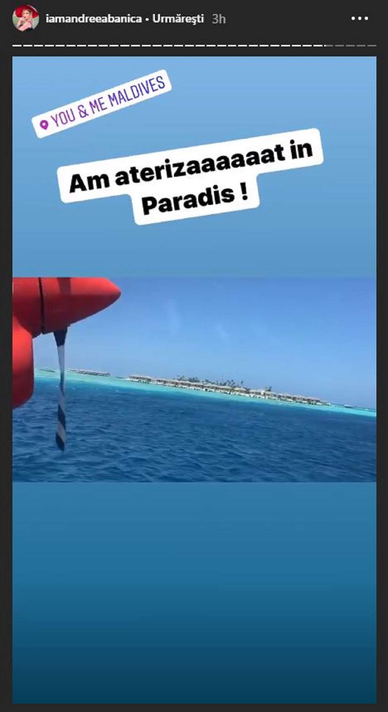 FOTO / Andreea Bănică a plecat în vacanţă. Ce destinaţie de lux a ales cântăreaţa. "Am aterizat în Paradis"