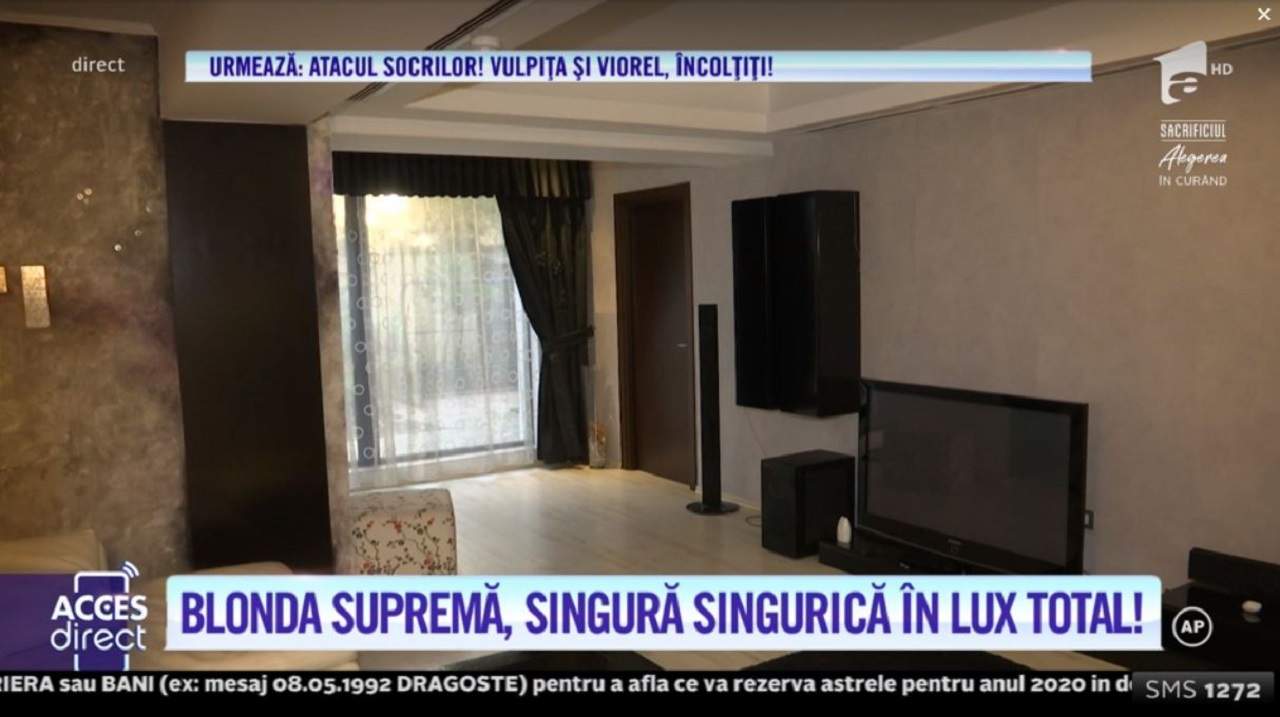 VIDEO / Roxana, blonda supremă a showbizului românesc, detalii din cuibuşorul exclusivist. Cum arată apartamentul de 5 stele