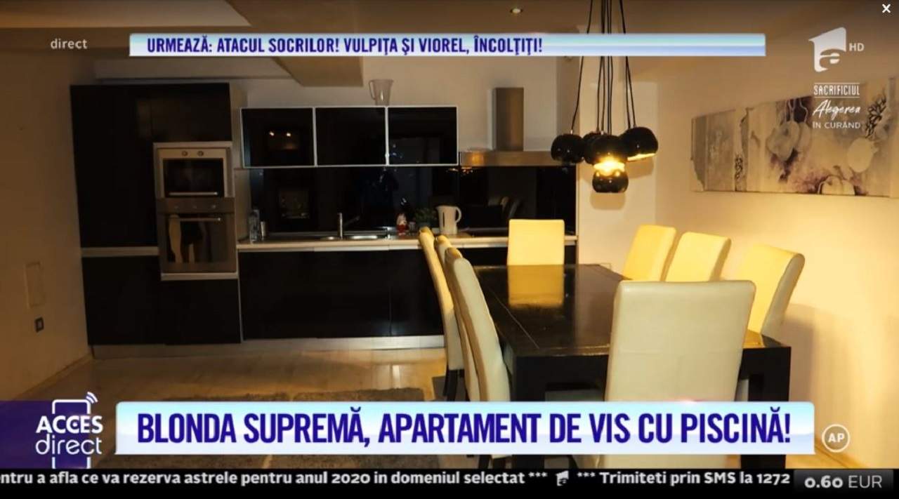 VIDEO / Roxana, blonda supremă a showbizului românesc, detalii din cuibuşorul exclusivist. Cum arată apartamentul de 5 stele