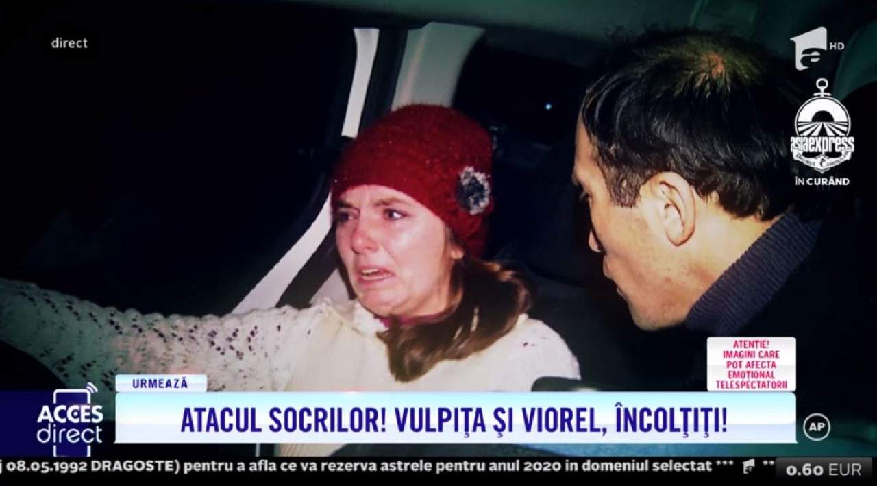 VIDEO / Viorel şi soţia-vulpiţă, scandal monstru în familie. Părinţii bărbatului i-au întâmpinat cu îmbrânceli şi cuvinte urâte