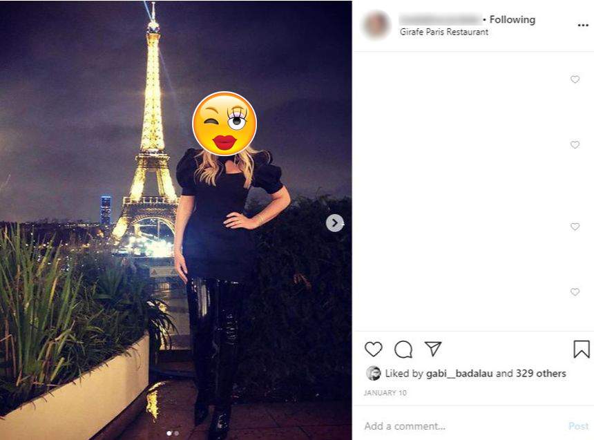 SUPEREXCLUSIVITATE! Bombă în showbiz! Pe cine a dus Gabi Bădălău la Paris! Indiciu: este o celebră fostă soţie de fotbalist