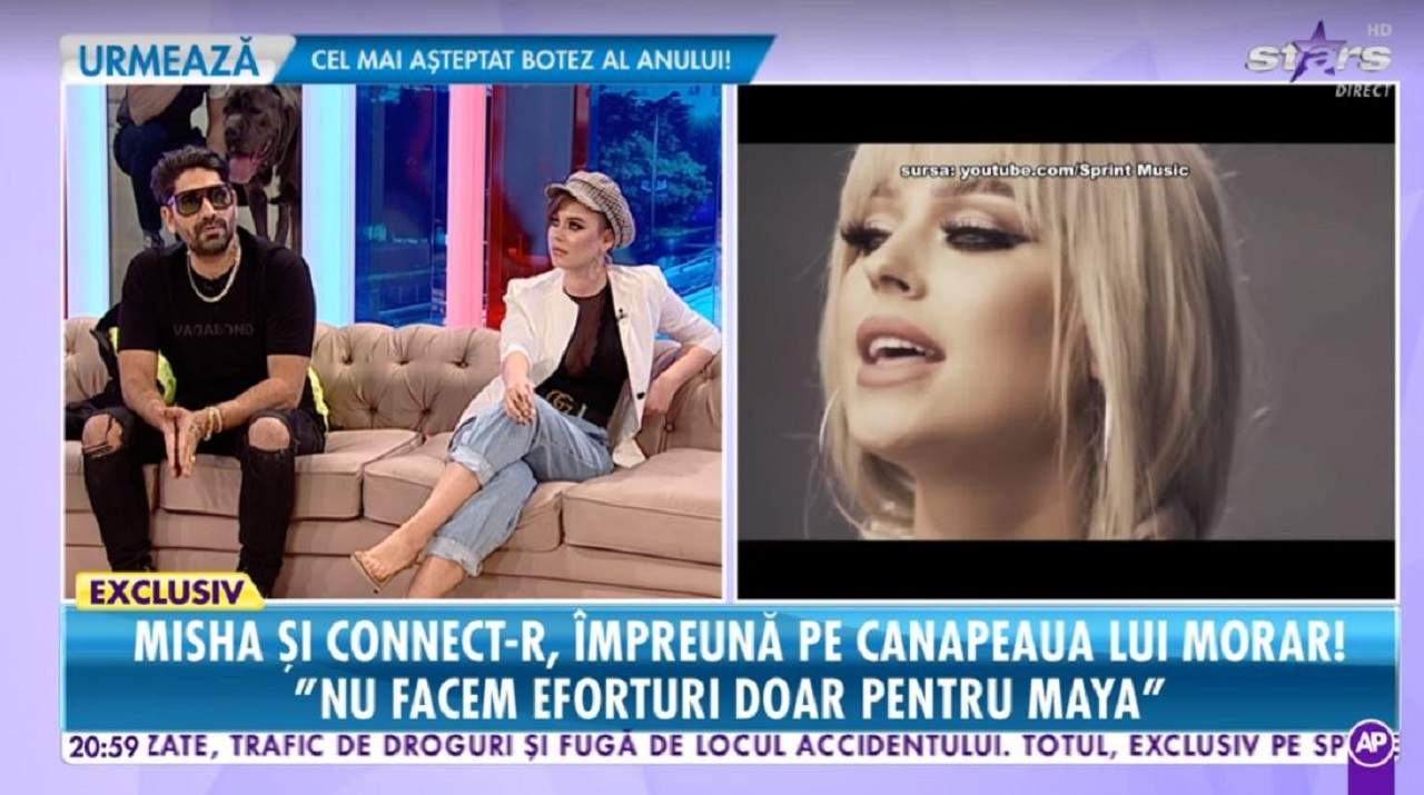 Misha şi Connect-R, momentul adevărului. Care este relaţia dintre cei doi cântăreţi: "Ne leagă multe lucruri" / VIDEO