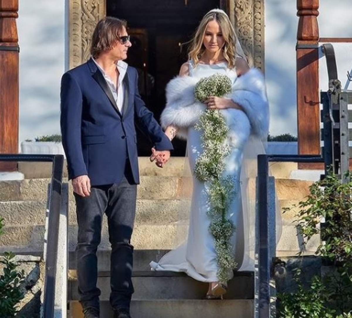 Octavia Geamănu și Marian Ionescu s-au căsătorit religios astăzi. Primele imagini de la ceremonie / FOTO