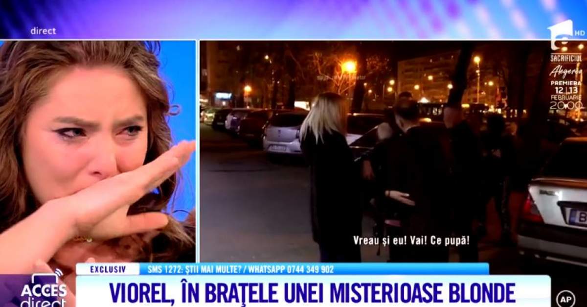 Vulpiţa a vărsat lacrimi amare, după ce Viorel a fost sărutat cu patos de trei femei. Veronica a făcut o adevărată criză în direct / VIDEO