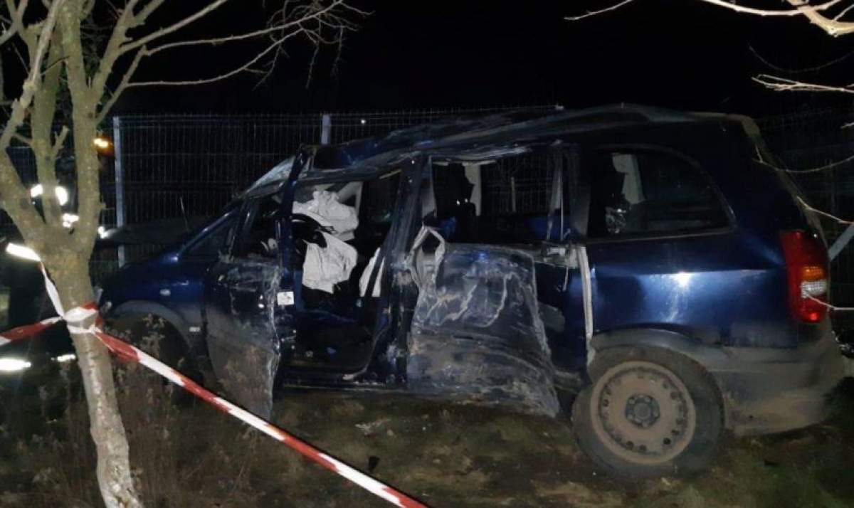 O tânără mamă a murit în faţa celor trei copii, în urma unui accident devastator în Giurgiu. La volan se afla chiar soţul, care consumase alcool