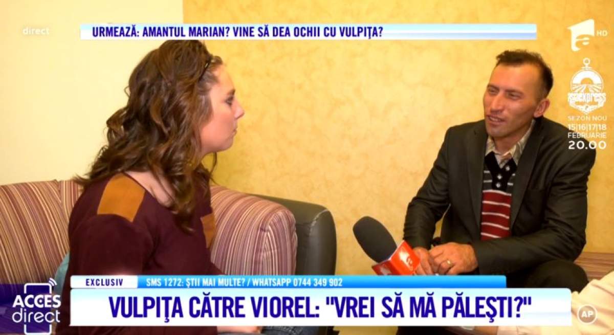 Vulpiţa şi Viorel, scandal monstru după emisiunea de ieri. ''Ai spus că preferi blondele, să te duci la ele!'' / VIDEO