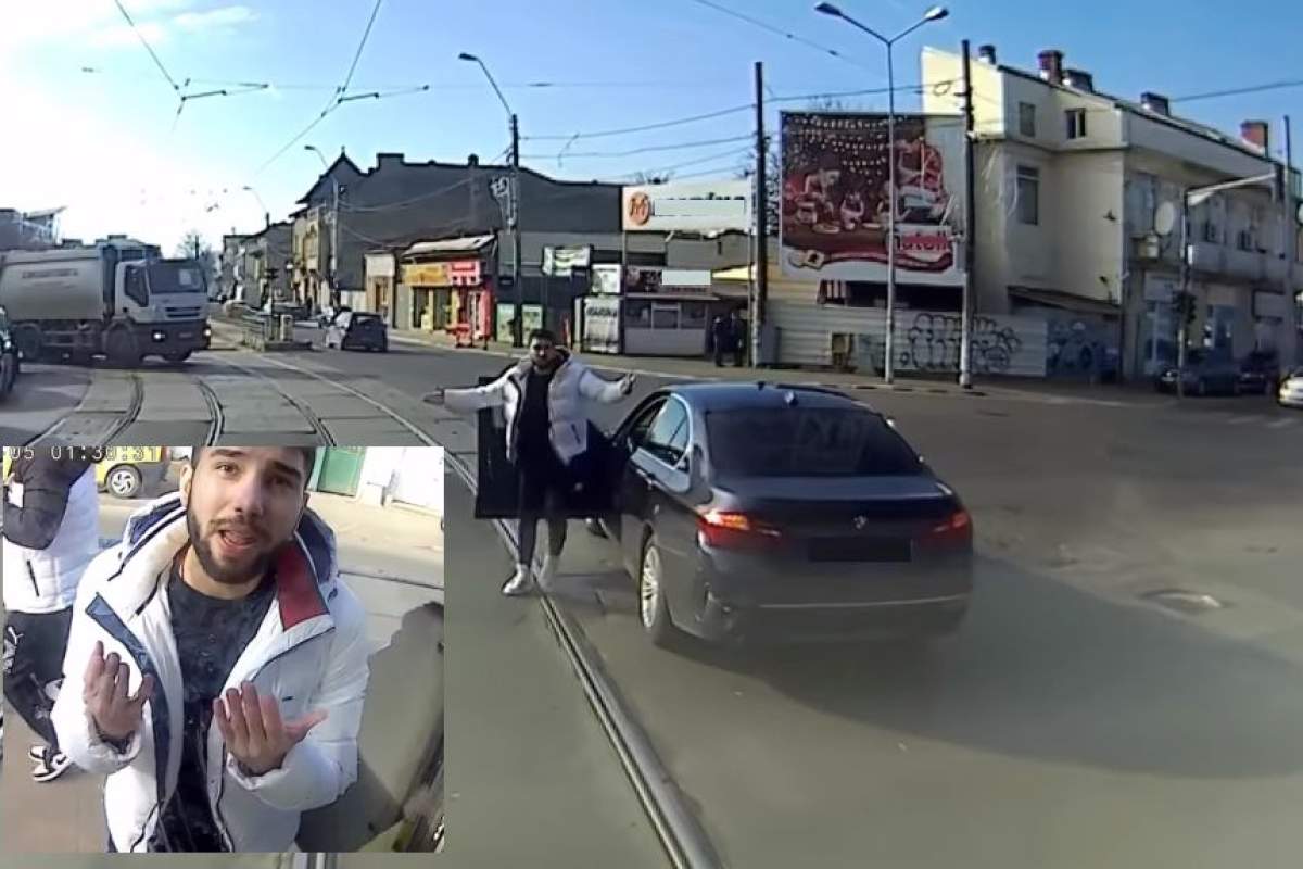 Uluitor! Şoferul care a şicanat în trafic un vatman din Capitală este un fost fotbalist. A jucat şi la Steaua