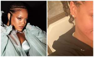 Rihanna s-a pozat nemachiată și cu coșurile la vedere. Cum se laudă cu imperfecțiunile, la 31 de ani