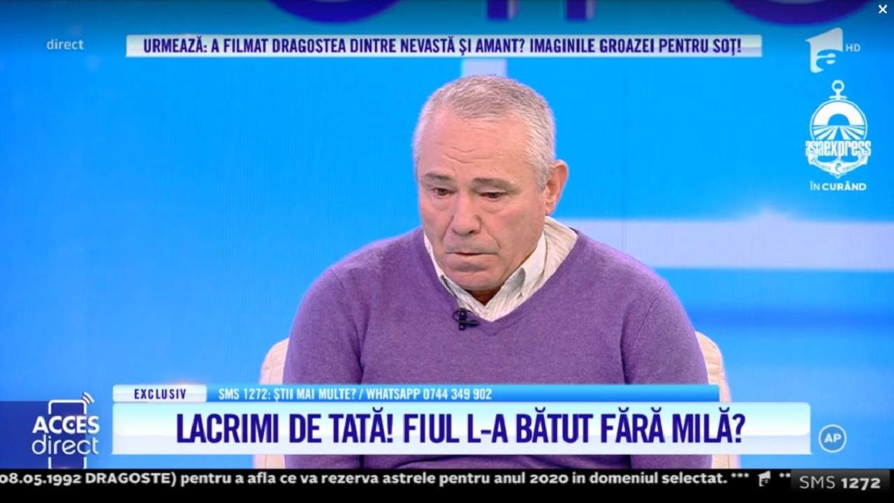 Suferinţa cumplită a unui tată abandonat de proprii copii. Bărbatul susţine că a fost bătut de fiul său. "Mă doare că nu m-au iubit şi nu mă iubesc"