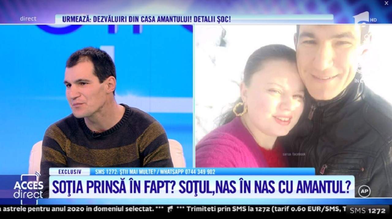 Şi-a prins soţia în fapt dând nas în nas cu amantul. Adrian nu ştie nici măcar dacă bebeluşul de 7 luni este al lui