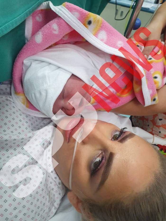 EXCLUSIV. Sânziana Buruiană a născut! Primele imagini cu fetița! Cum se simte vedeta după operație! / FOTO & VIDEO