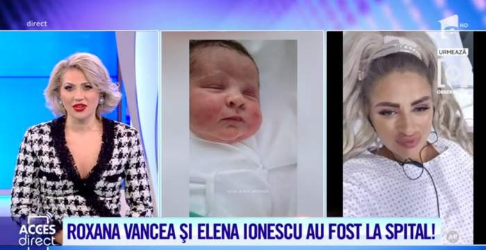 Sânziana Buruiană, declarații de pe patul de spital după ce a născut a doua oară: „Am avut emoții. Mi-a fost frică”