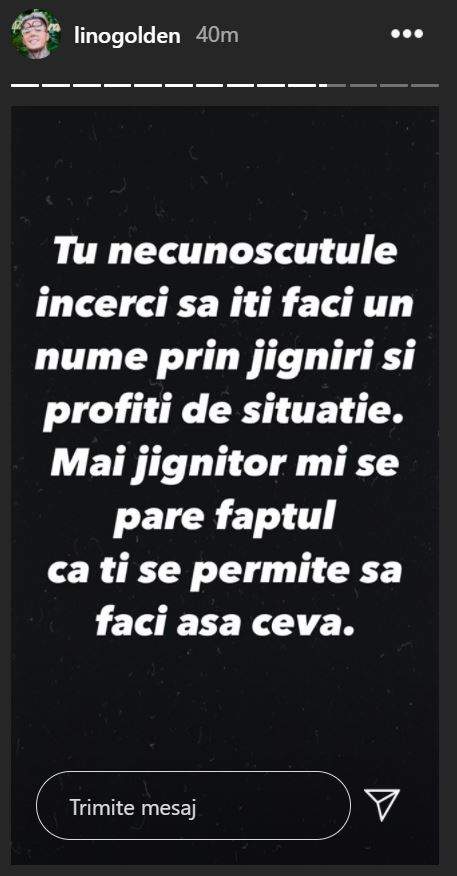 Lino Goldn, scandal cu un coleg de braslă