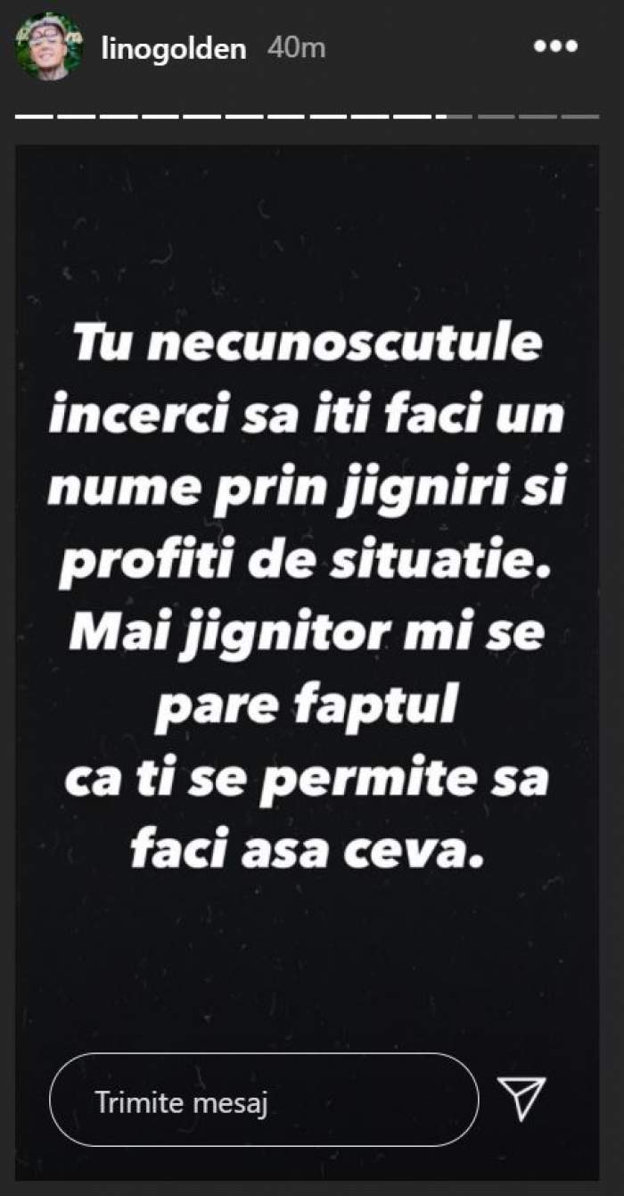 Lino Goldn, scandal cu un coleg de braslă