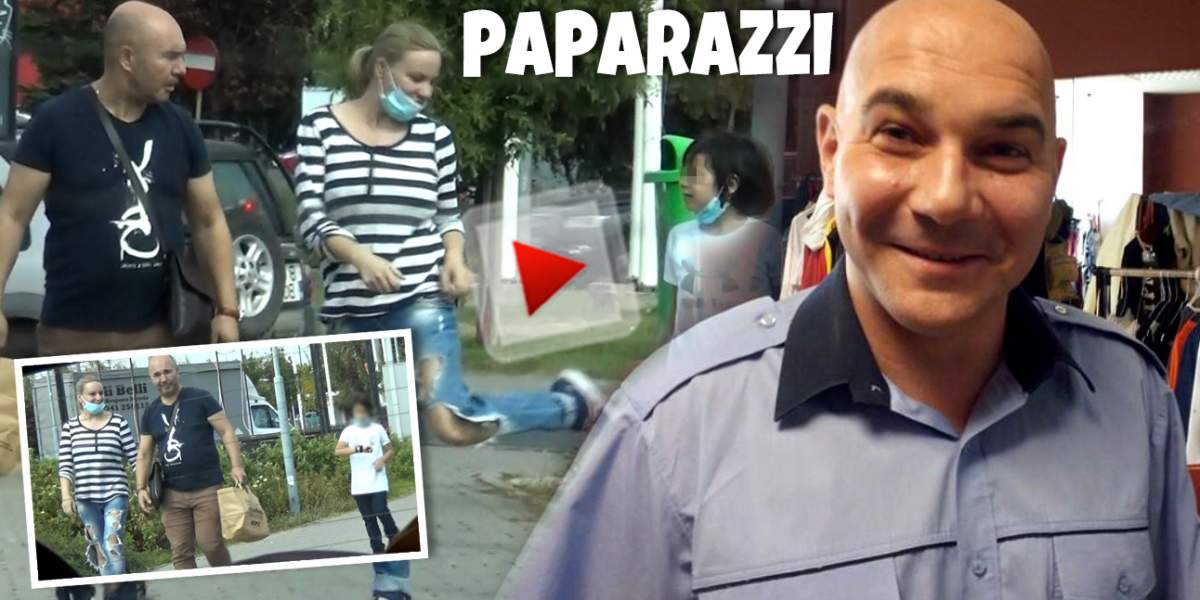 Pe scenă e un dur, dar în timpul liber este un părinte-model! Cum a fost surprins Justinian Radu alături de familia lui. Imagini rare cu actorul / PAPARAZZI