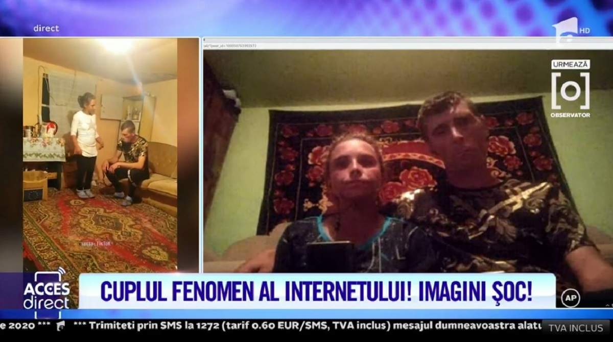 Alexandra și Ionuț Bodi, „regii TikTok-ului”, dezvăluiri din intimitate! Locuiesc într-o singură cameră și au doi copii: „Ne-am cunoscut pe Internet” / VIDEO