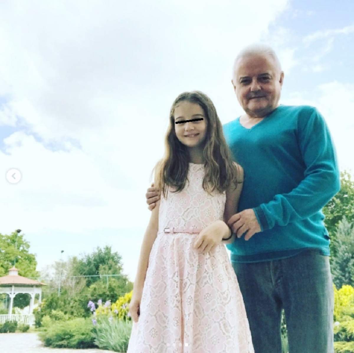 Fotografie cu Irinel Columbeanu și fiica sa, Irina
