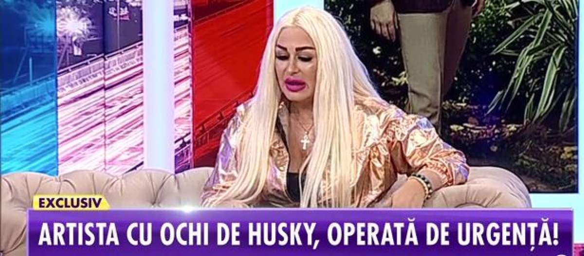 Lena, extrem de tristă, în platoul emisiunii ”Showbiz Report”