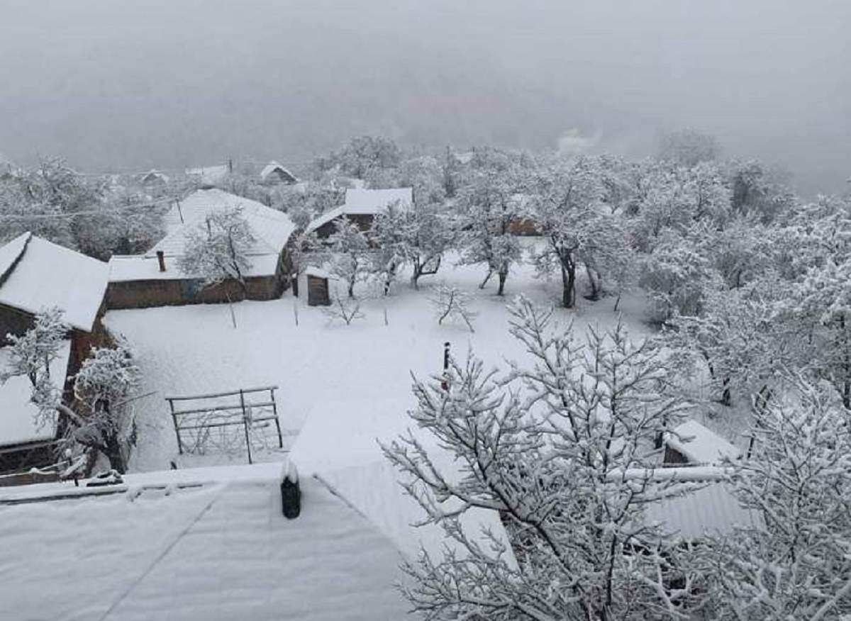Avertisment de lapoviță și ninsori în România