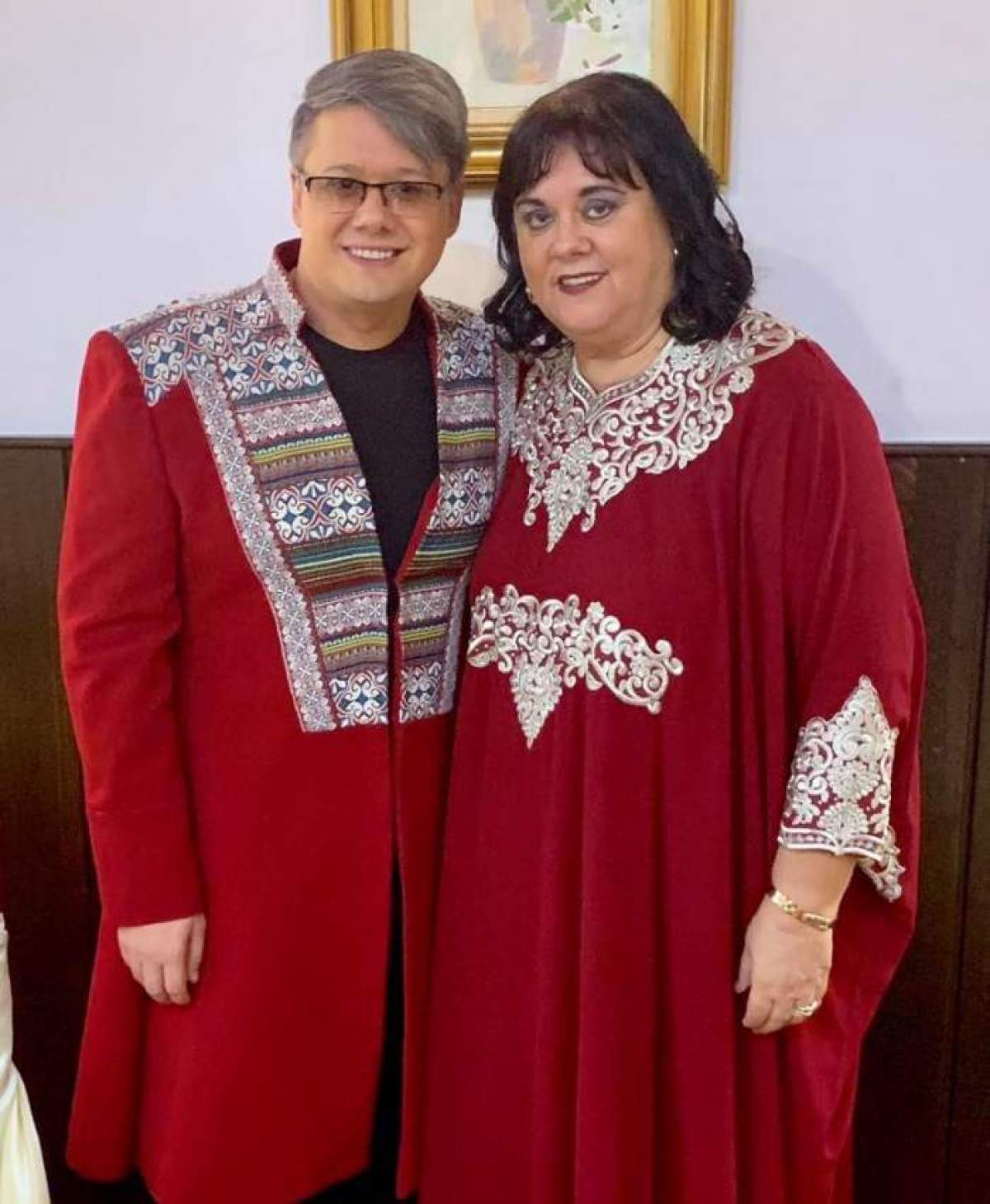 Fuego și Eugenia Surugiu s-au fotografiat împreună, îmbrăcați la fel