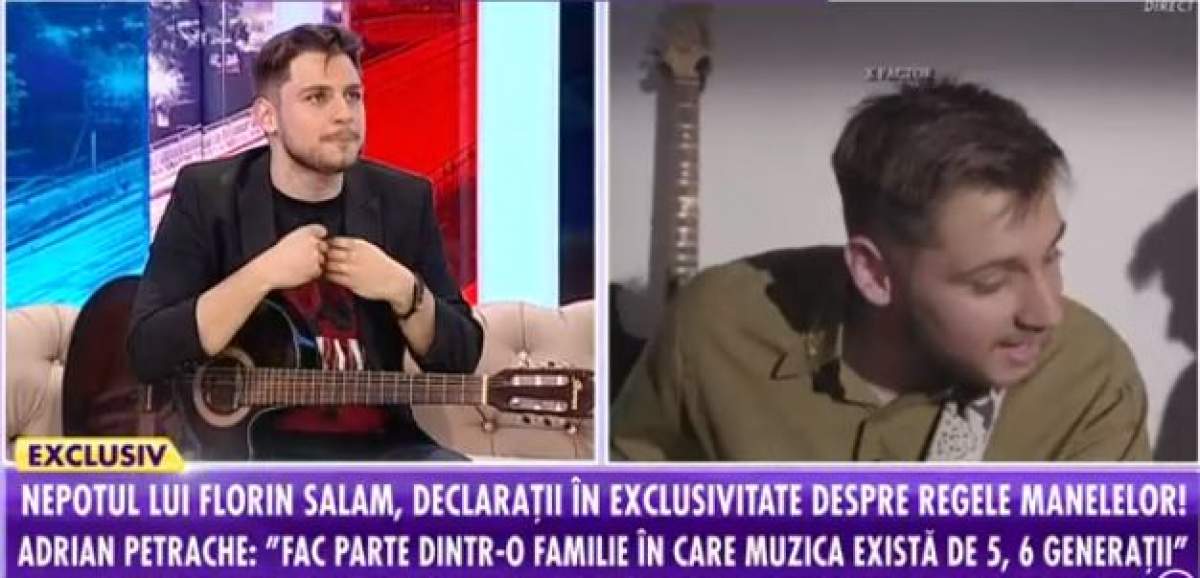 Adrian Petrache, totul despre cariera sa, în platoul emisiunii ”Showbiz Report”