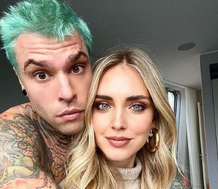 Chiara Ferragni și soțul, rapperul Fedez.