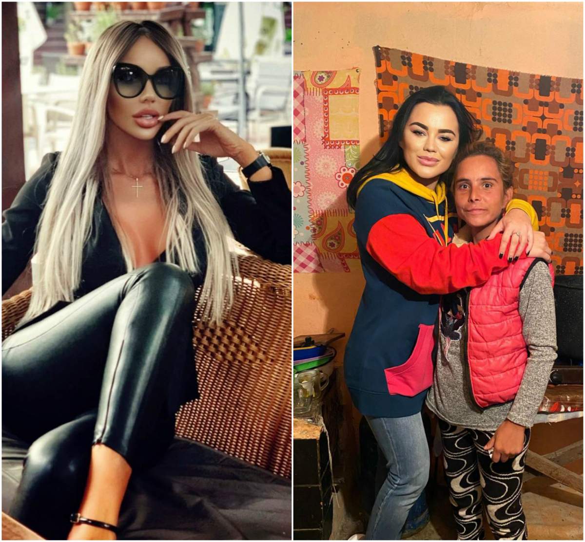 Colaj foto cu Bianca Drăgușanu, Carmen de la Sălciua și Alexandra Bodi