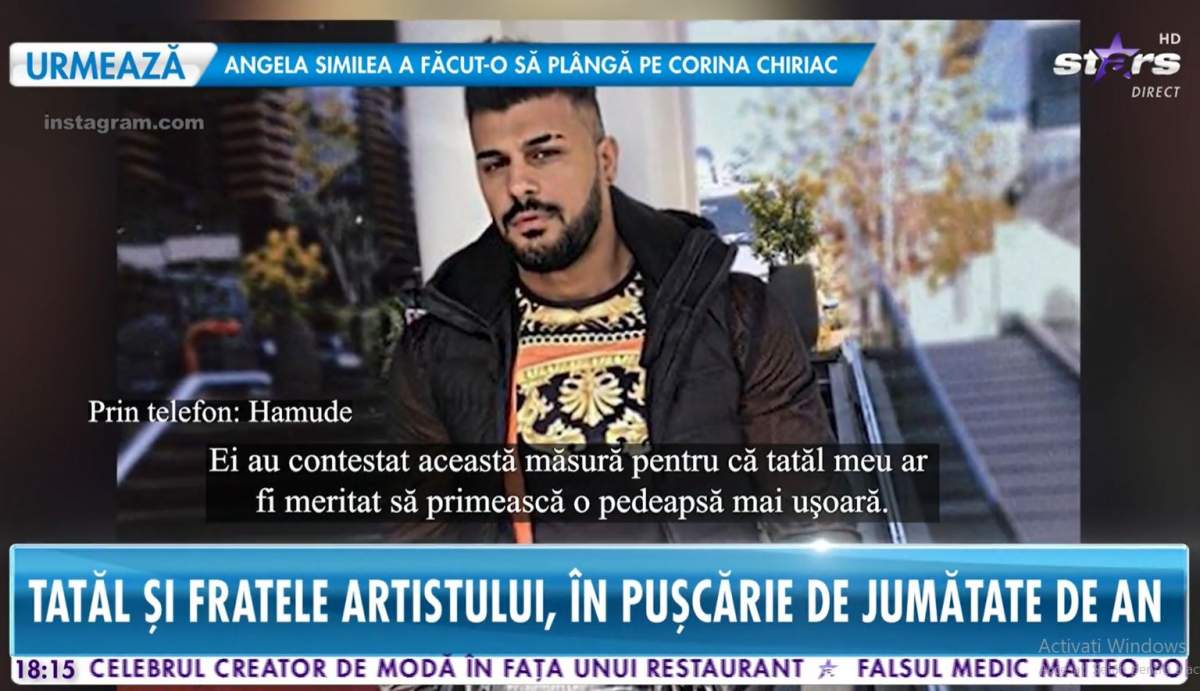 Ce spune stripperul Hamude, după ce tatăl și fratele lui au fost condamnați pentru omor calificat: „Sunt distrus” / VIDEO