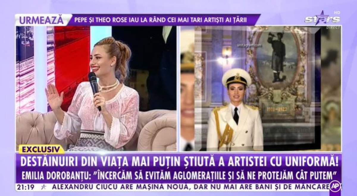 Emilia Dorobanțu în platoul emisiunii ”Showbiz Report”!