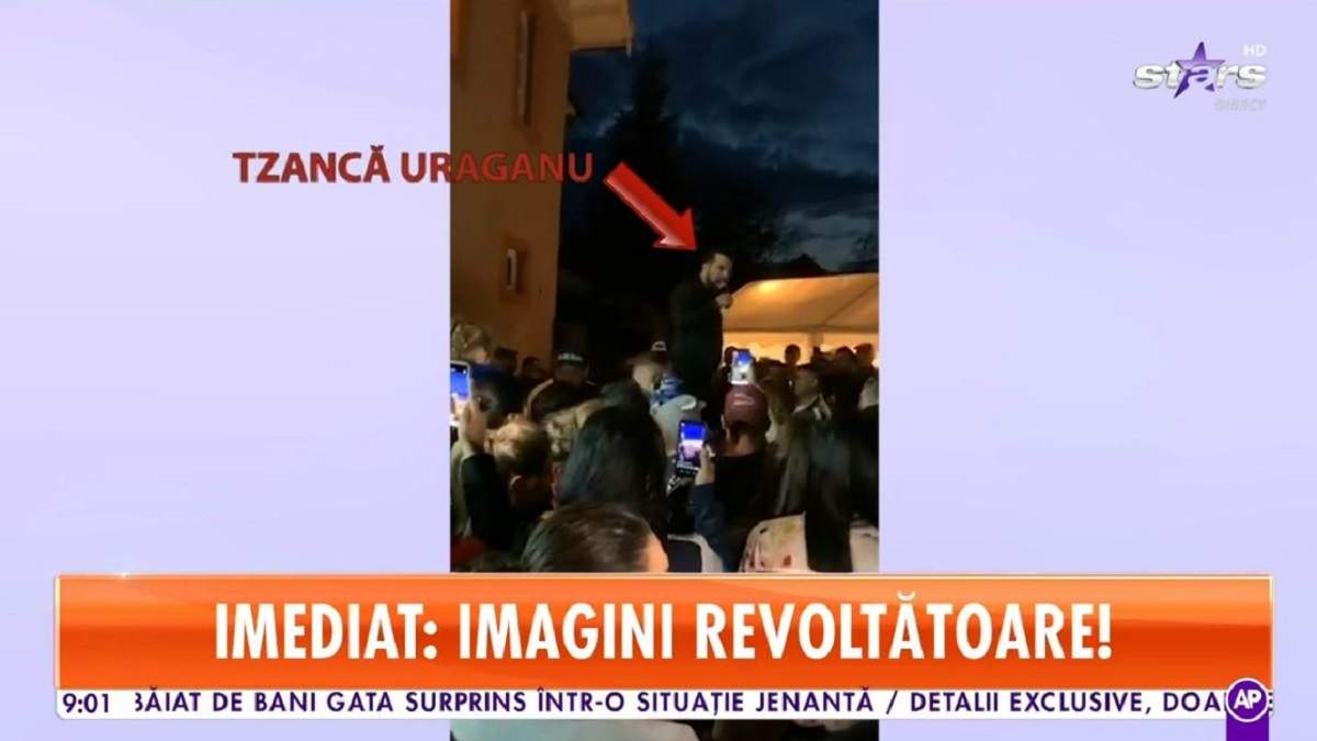 Tzancă Uraganu la concert.