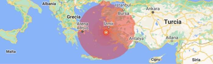 Cutremur puternic în Grecia! Seismul de 6.7 grade pe scara Richter s-a produs la granița cu Turcia / VIDEO