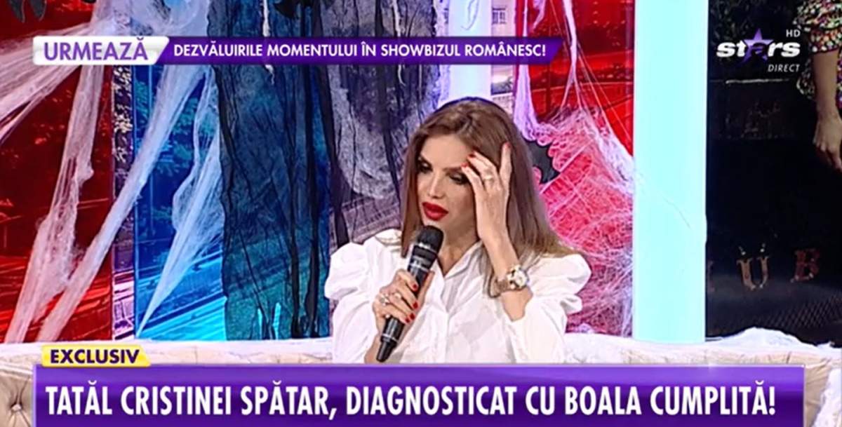 Cum s-a îmbolnăvit tatăl Cristinei Spătar de cancer! Să fie vorba despre un blestem? „Toate se plătesc în viață” / VIDEO