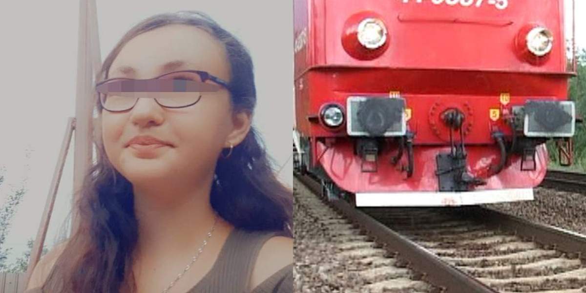 Fetița lovită de tren