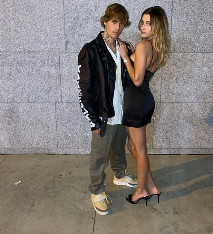 Justin Bieber și Hailey Baldwin, gesturi tandre în pat