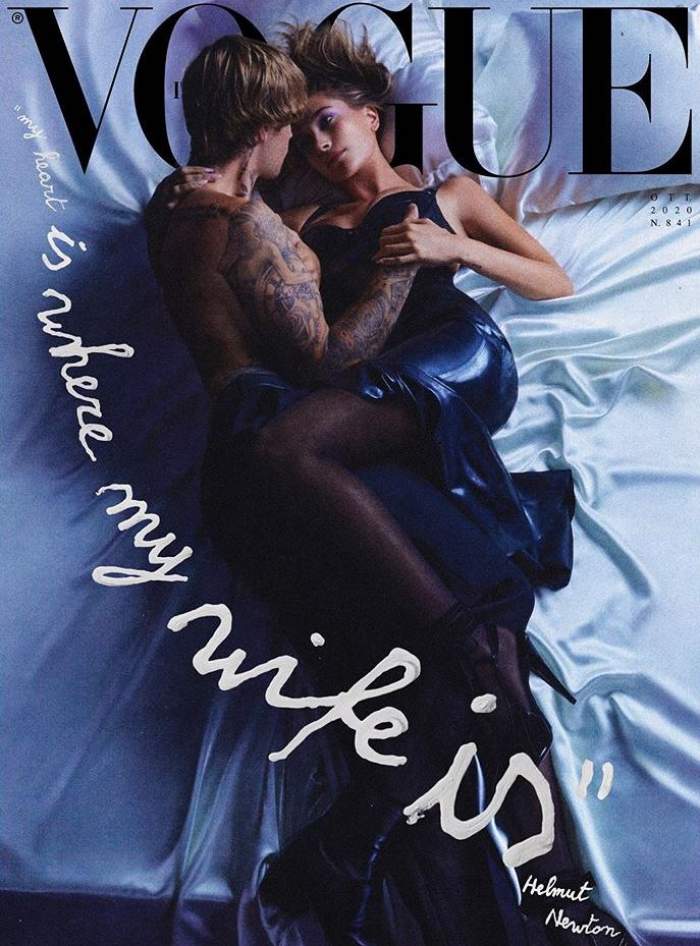 Justin Bieber și Hailey Baldwin, gesturi tandre în pat