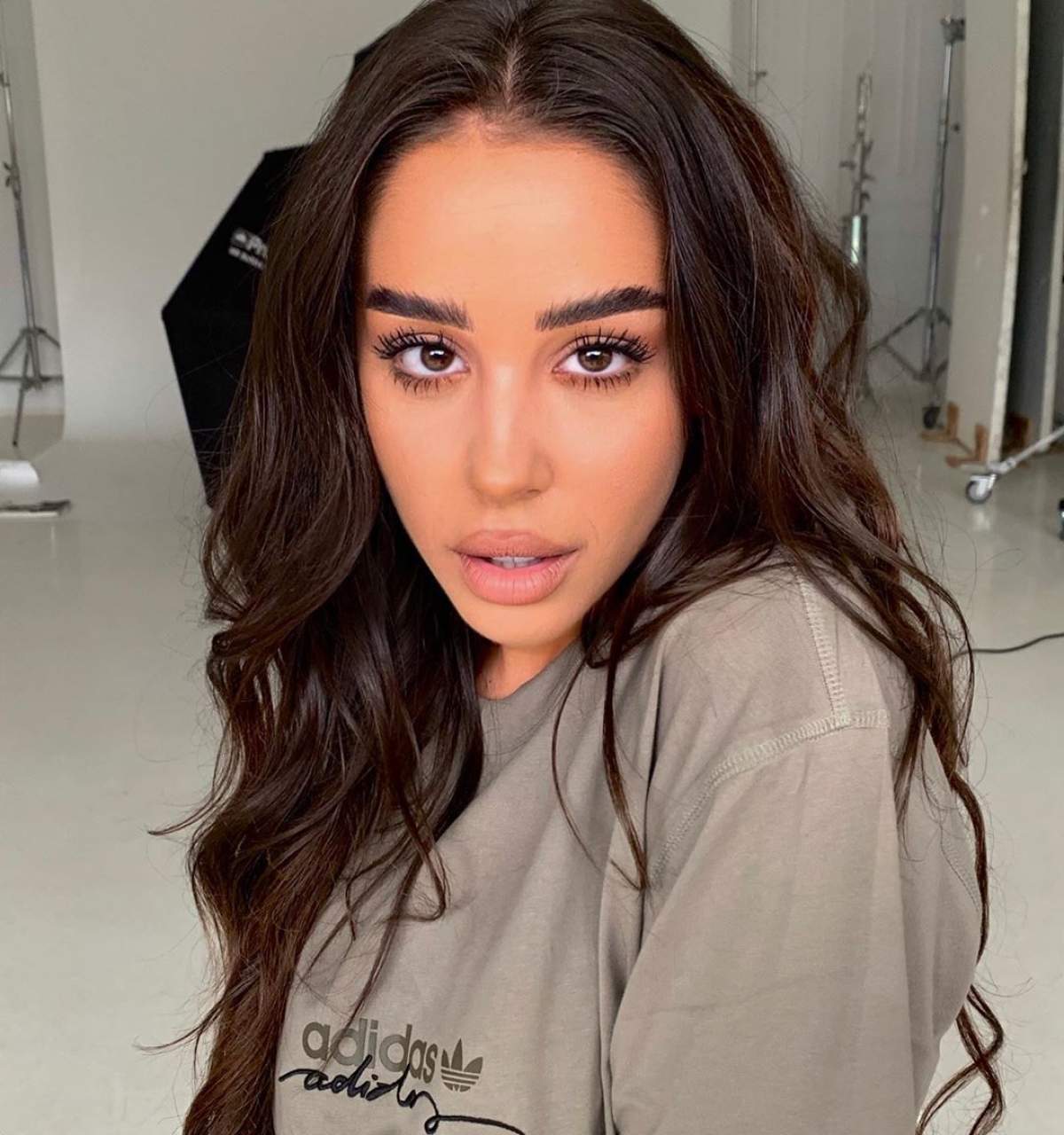 Ștefania machiată.