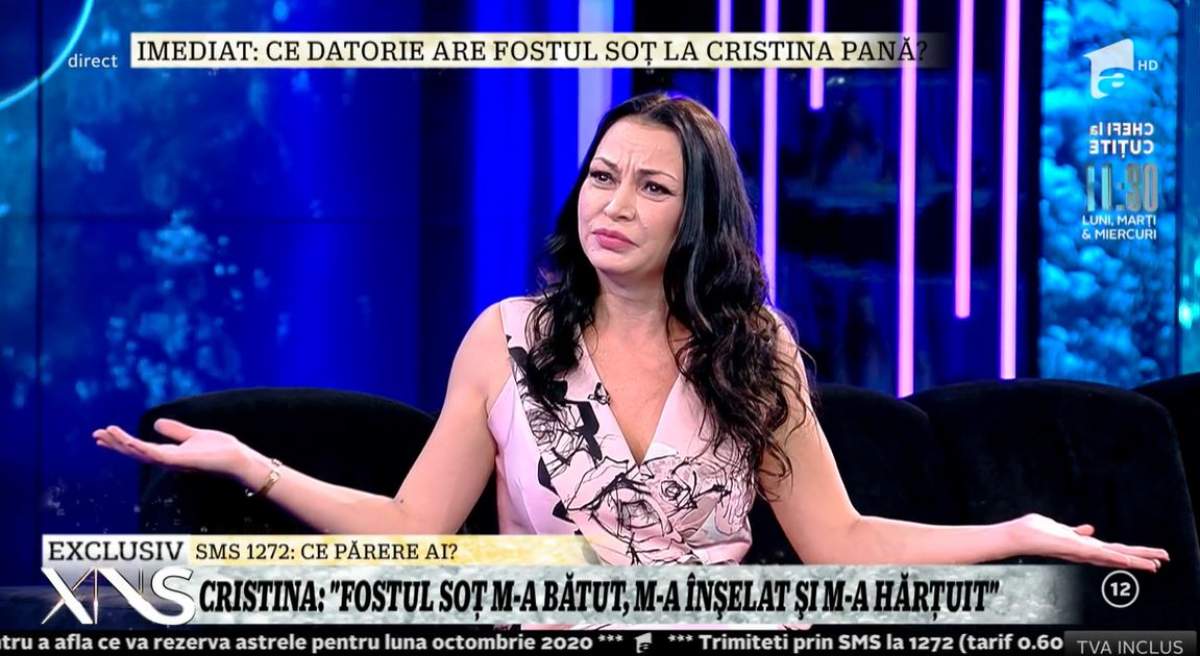 Cristina Pană în platou la XNS.