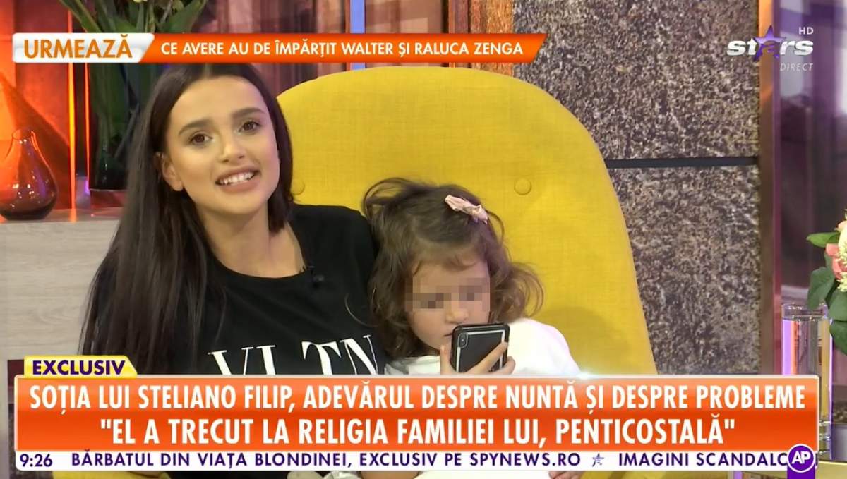 Soția lui Steliano Filip la Antena Stars
