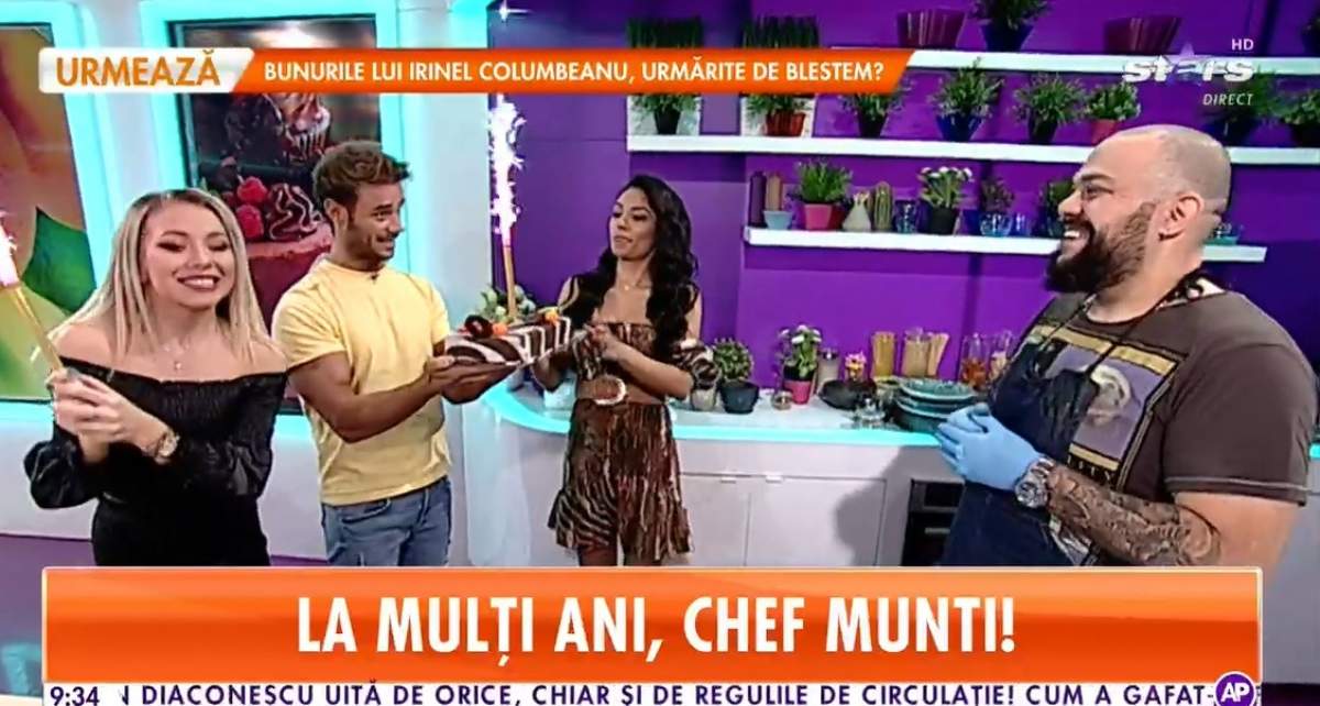 Chef Munti la Star Matinal alături de colegi