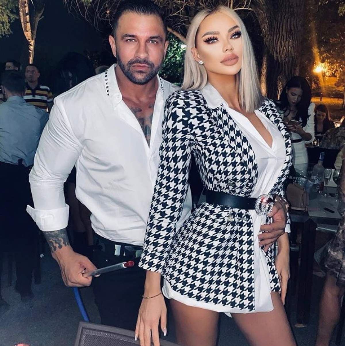 Bianca Drăgușanu și Alex Bodi la un eveniment monden.