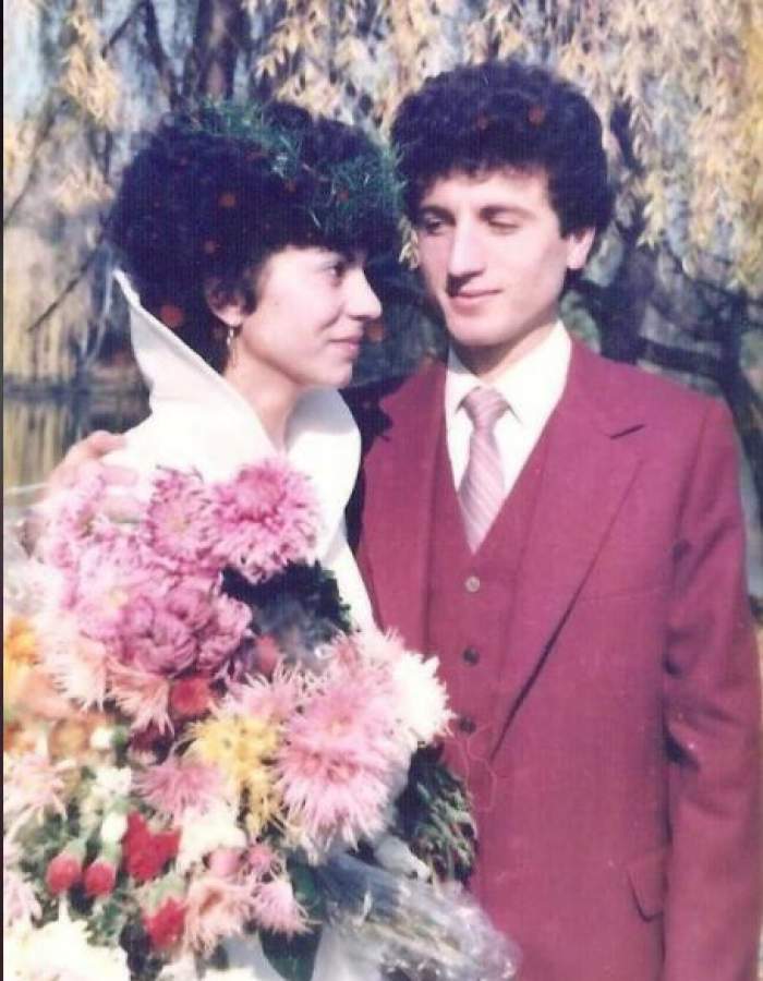 Constantin Enceanu și soția sa, fotografie veche, de la căsătorie