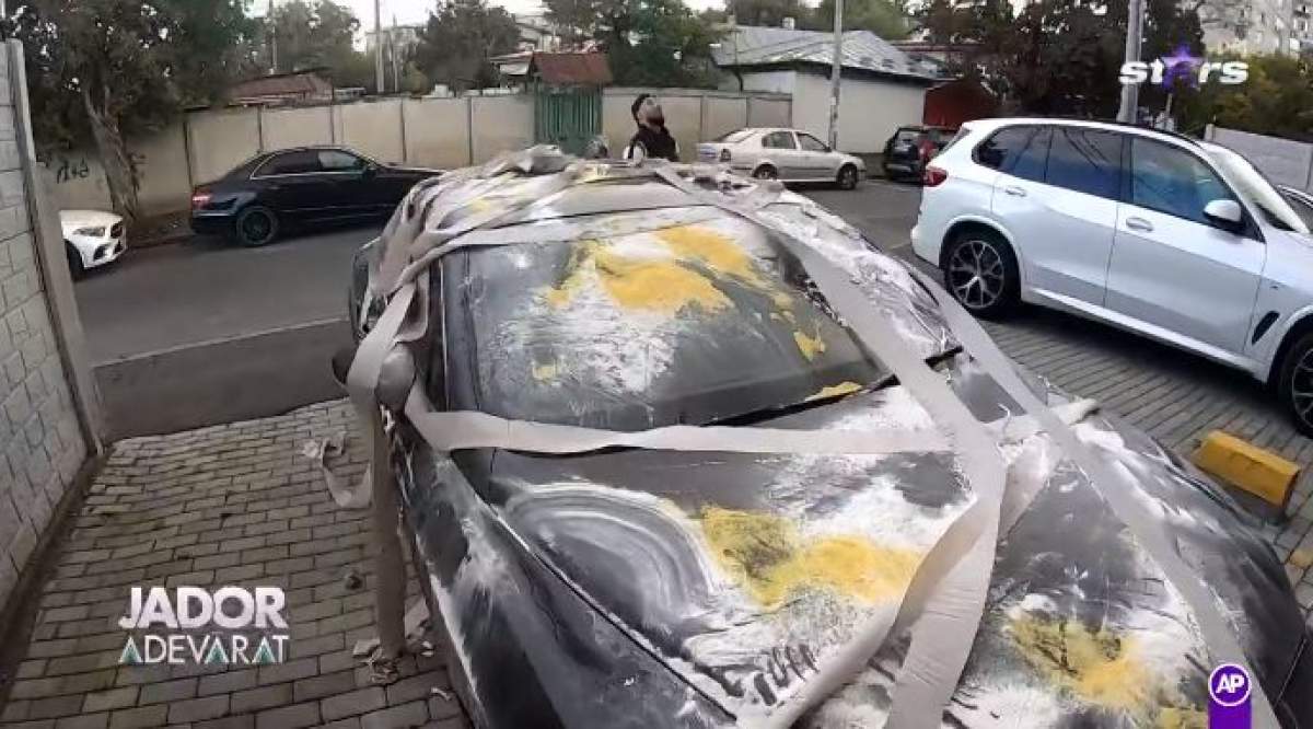 Prietenii i-au vandașlizat mașina lui Jador