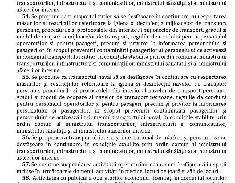 Starea de alertă se prelungește cu încă 30 de zile. Care sunt noile măsuri impuse. Document oficial