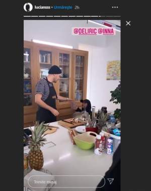 Inna și Deliric, moment romantic în bucătărie! ”Porumbeii” gătesc împreună / FOTO