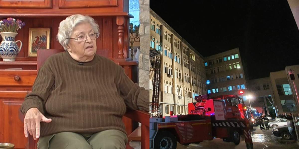 Draga Olteanu Matei ar fi putut fi victima incendiului de la Piatra Neamț! Cu doar o zi în urmă a fost mutată la Iași!