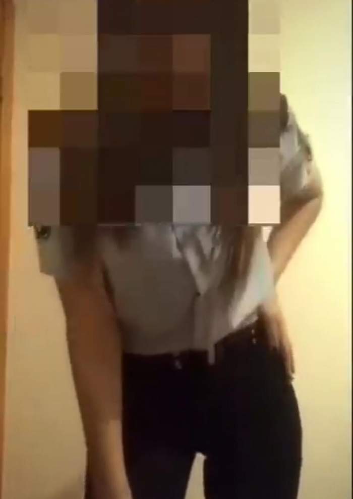 O tânără moldoveancă s-a îmbrăcat în polițistă, într-un videoclip pe TikTok. Ce a pățit când au văzut oamenii legii / VIDEO